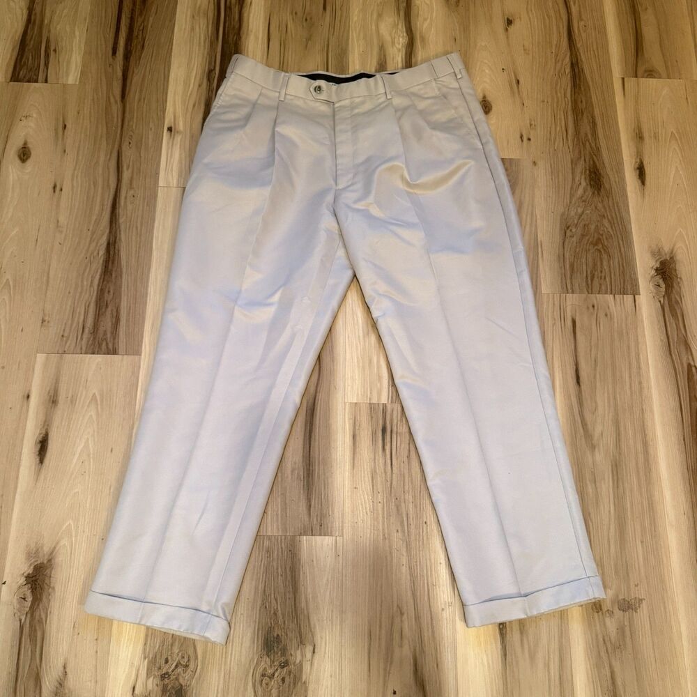 Perry Ellis Portfolio Men's Khaki chino Pants 38/30